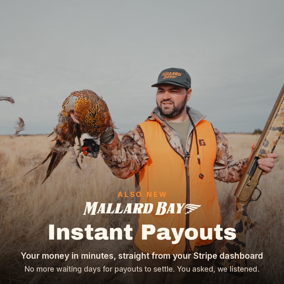 Mallard Bay Instant Payouts — your money in minutes, straight from your Stripe dashboard